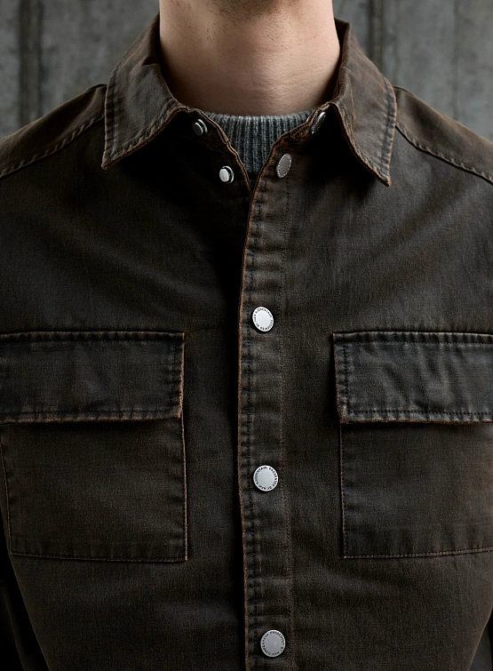 Овершот Han Kjøbenhavn Washed Overshirt Dirty Tint