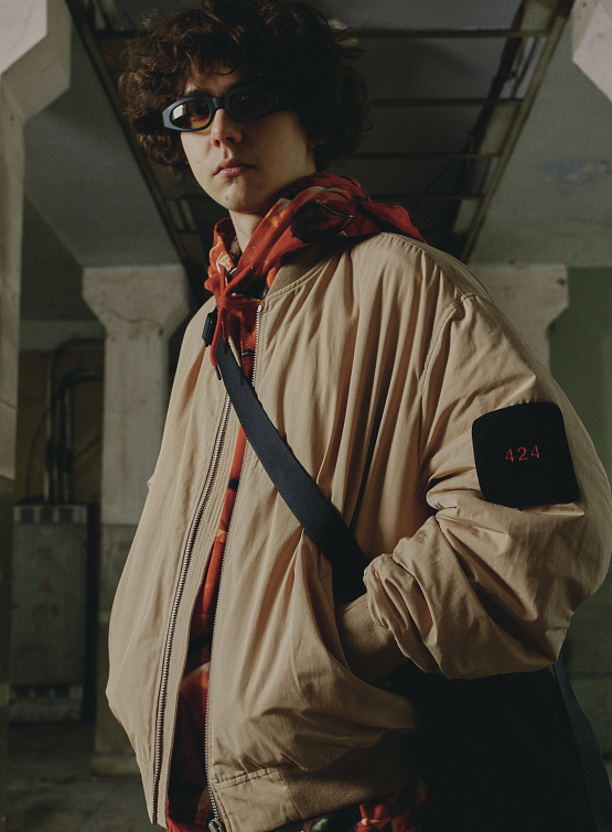 Бомбер 424 Bomber Jacket Brown