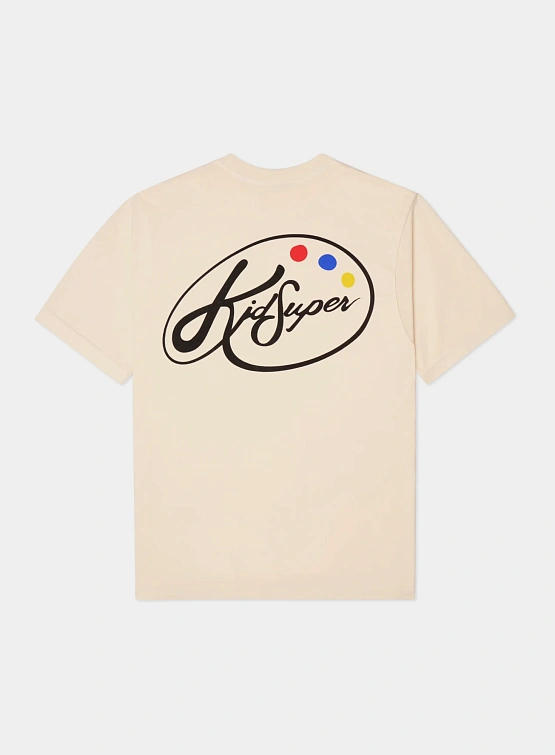 Футболка KidSuper Paint Palette Tee Cream