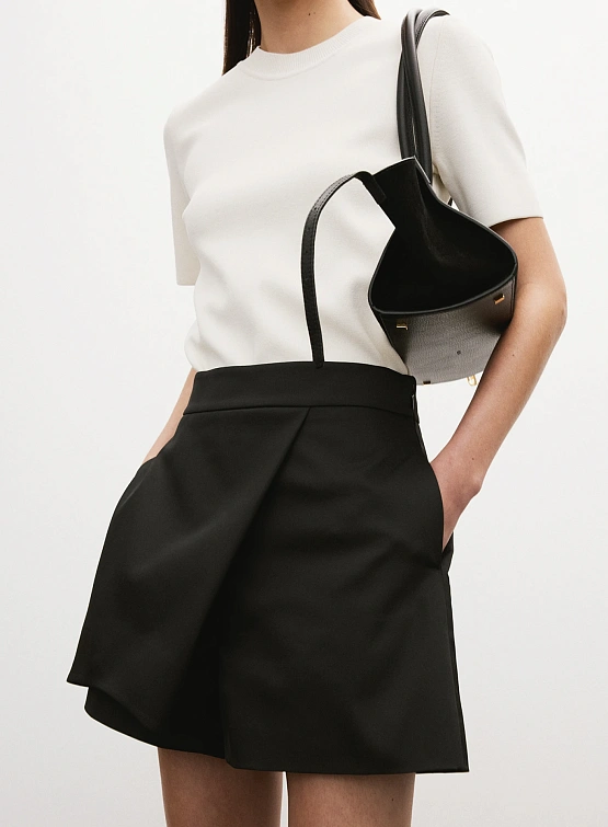 Женская футболка Recto Round Neck Compact Knit Ivory