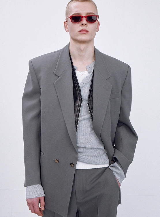 Пиджак Recto Groove Oversize Tailored Jacket Grey