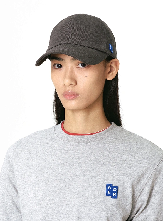 Кепка ADERERROR Sig; BL Tag Cap 03 Charcoal
