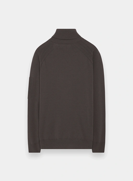 Бадлон C.P. Company Extra Fine Merino Wool Knit Walnut