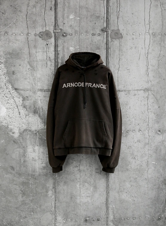 Худи ARNODEFRANCE Mega 'ARNODEFRANCE STUDS' Brown