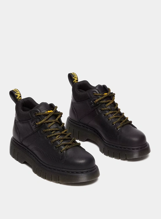 Ботинки Dr. Martens Woodard Grizzly Leather Low Casual Black
