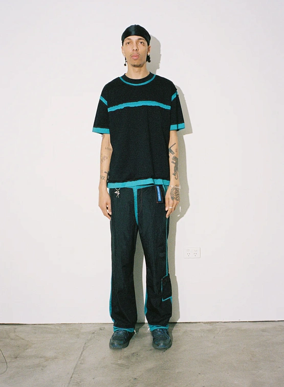 Футболка Jungles Jungles Panel Mesh Turquoise Black