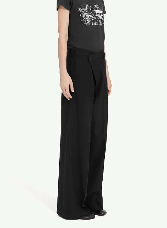 Женские брюки MM6 Maison Margiela Tailored Black