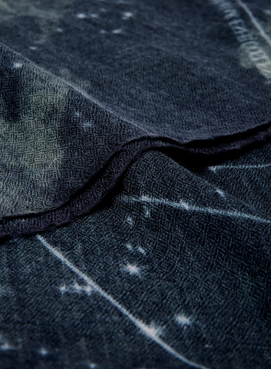 Шарф MAHARISHI 6021 Celeste Pashmina Black