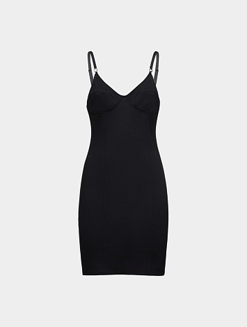 Женское платье Coperni Lingerie Dress Black