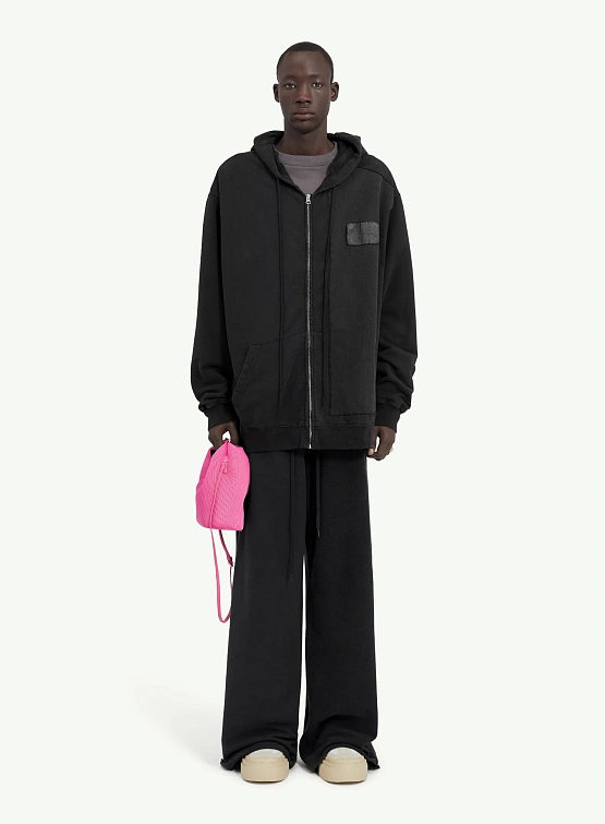 Зип-худи MM6 Maison Margiela Zip Up Logo Black