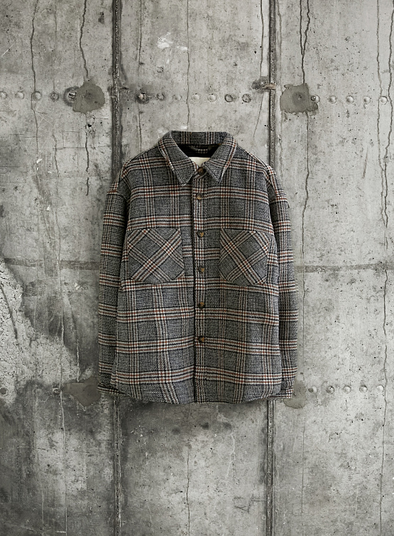 Овершот HAL STUDIOS Plaid Overshirt Peat