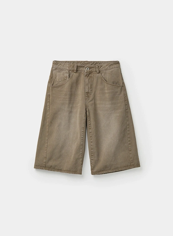 Шорты COOR Garment-Dyed Engineer Bermuda Brown