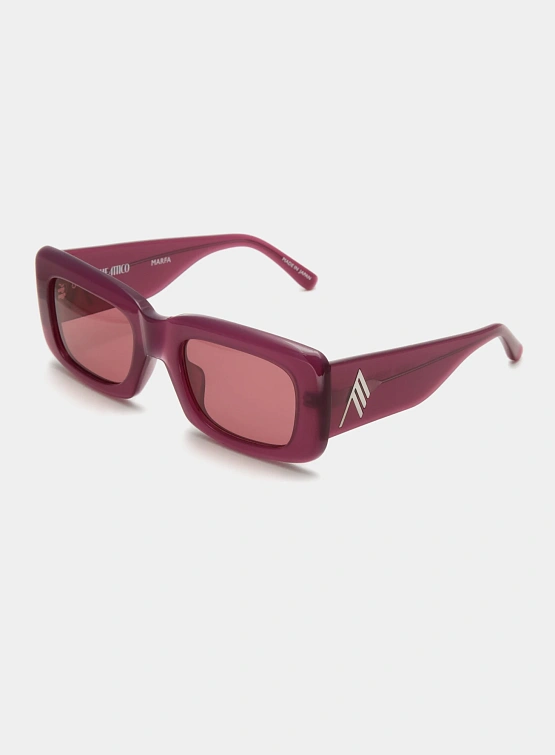 Очки THE ATTICO x Linda Farrow Marfa Burgundy