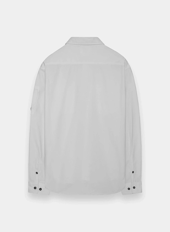Рубашка C.P. Company Organic Gabardine Lens Gauze White