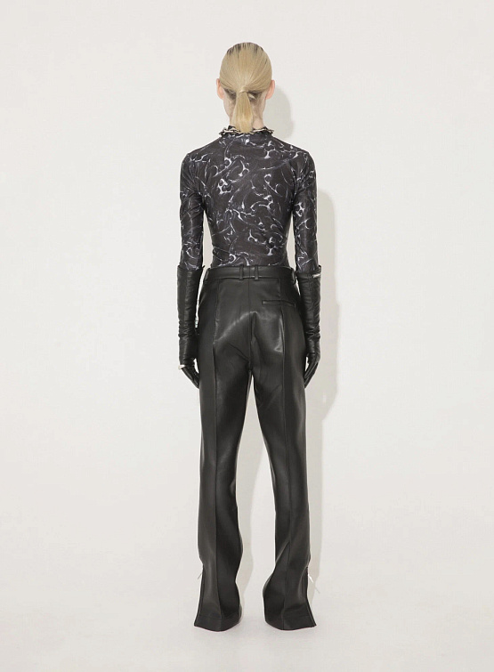 Женские брюки Han Kjøbenhavn Faux Leather Trousers Black