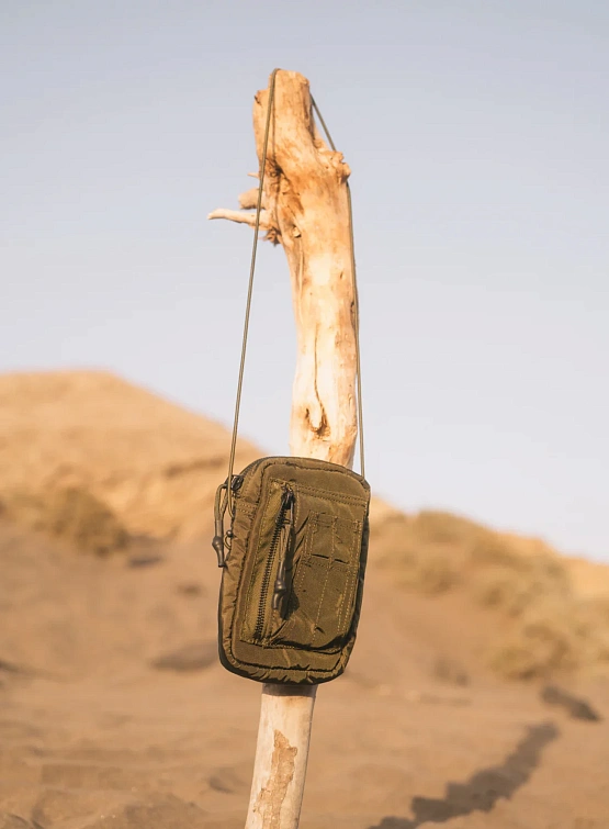 Сумка MAHARISHI 1117 Maha Ma Pocket Pouch Olive