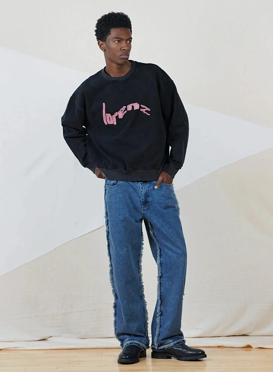 Свитшот lorenz Onda Sweatshirt Washed Black