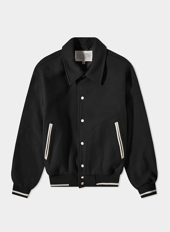 Бомбер Uniform Bridge Wool Varsity Blouson Black