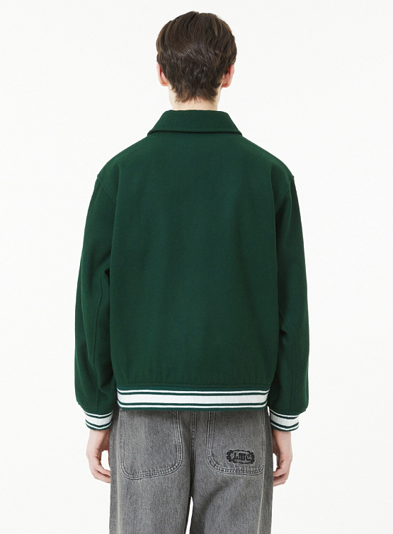 Бомбер LMC Classic Wool Varsity Jacket Dark Green