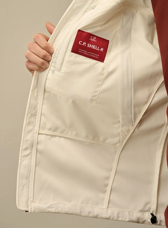 Ветровка C.P. Company Shell-R Goggle Gauze White