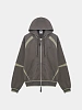 Зип-худи SAN SAN GEAR Oblique Hoodie Ash Brown