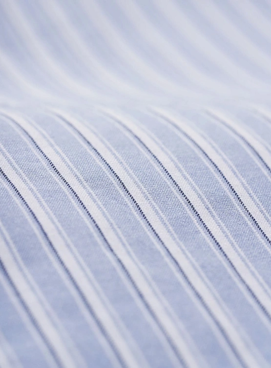 Рубашка HAL STUDIOS Striped S/S Overshirt Ballad Bleue