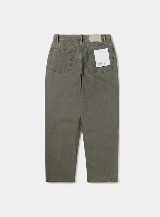 Джинсы thisisneverthat Relaxed Jeans Grey Green