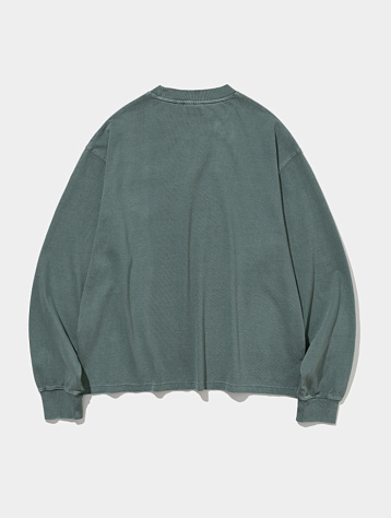Лонгслив Uniform Bridge Dyeing Pocket L/s Tee Pigment Green