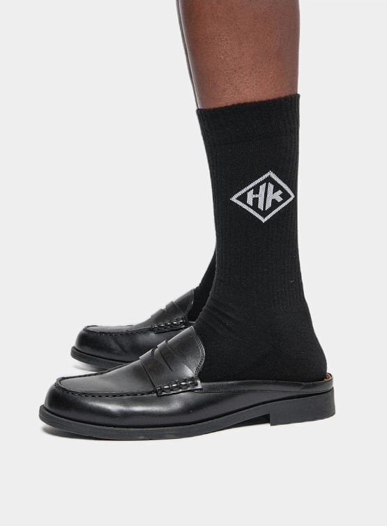 Носки Han Kjøbenhavn HK Logo Black