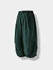 Брюки ANGLAN Nylon Tuck Belt String Balloon Pants Green