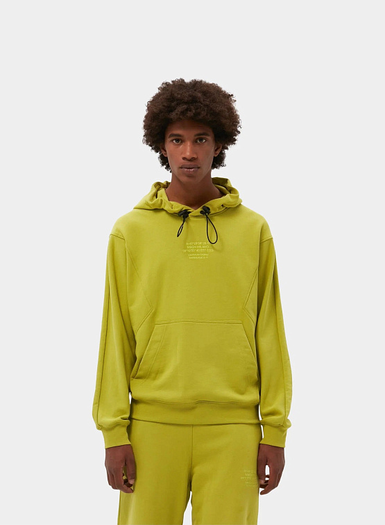 Худи MSGM LS ADJUSTABLE HOOD ACID GREEN