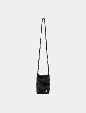 Сумка AMOMENTO Mini Handmade Leather Net Black
