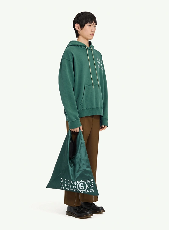Худи MM6 Maison Margiela Numeric Artwork Green