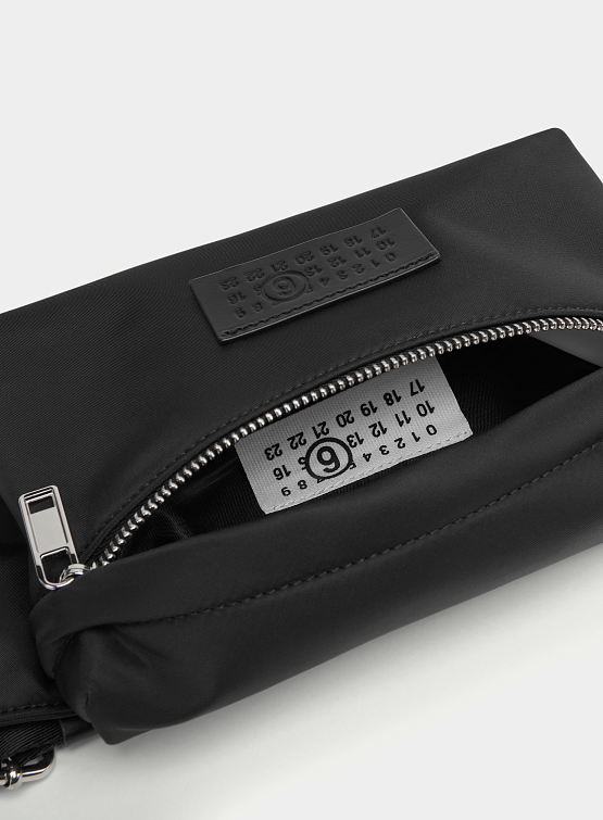 Сумка MM6 Maison Margiela Logo Patch Belt Bag Black