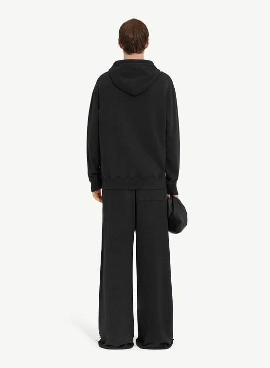 Худи MM6 Maison Margiela Birka Logo Numbers Black