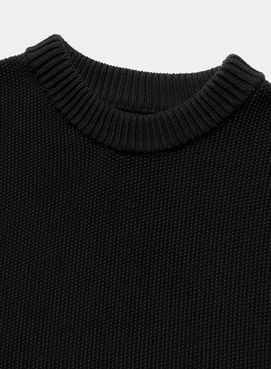 Свитер MAHARISHI 1462 Maharishi Knitted Crew Black