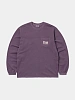 Лонгслив thisisneverthat That Pocket L/S Tee Purple