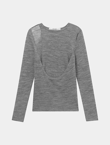 Женская футболка EPINGLER Wool Lean Light Grey