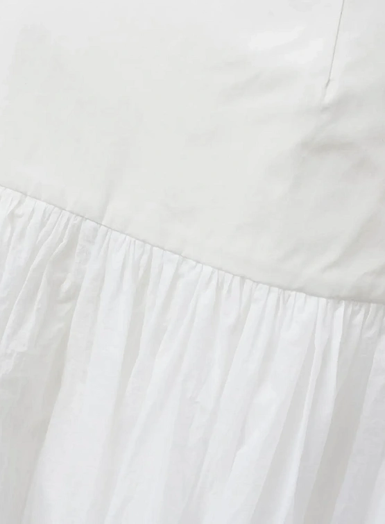 Женские брюки AMOMENTO Shirring Culotte White