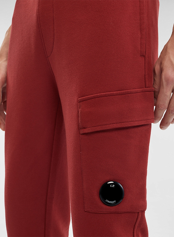 Брюки C.P. Company Diagonal Raised Fleece Ketchup