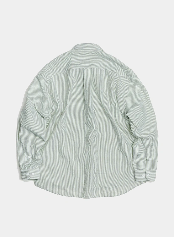 Рубашка FrizmWORKS OG Stripe Seersucker Green