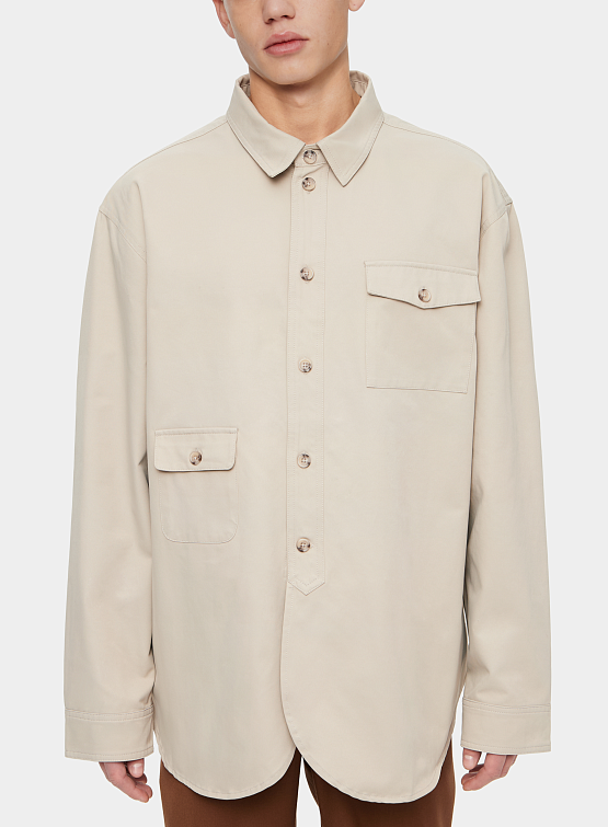 Овершот Han Kjøbenhavn Army Overshirt Light Grey