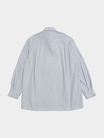 Рубашка AMOMENTO Square Pocket Oversized Shirts Blue