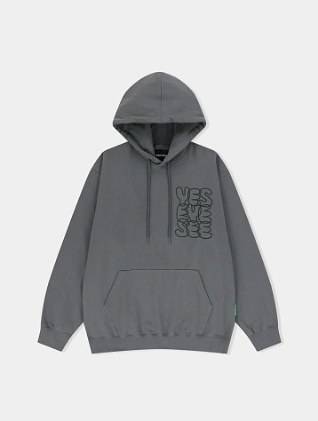 Худи YESEYESEE C-Logo Hoodie Dark Grey