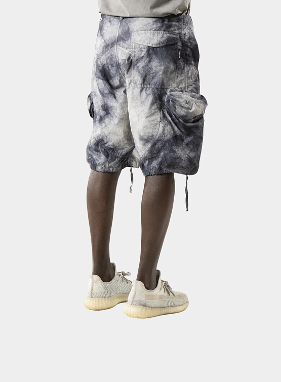 Шорты NemeN Flow Tie Dye Cargo Grey