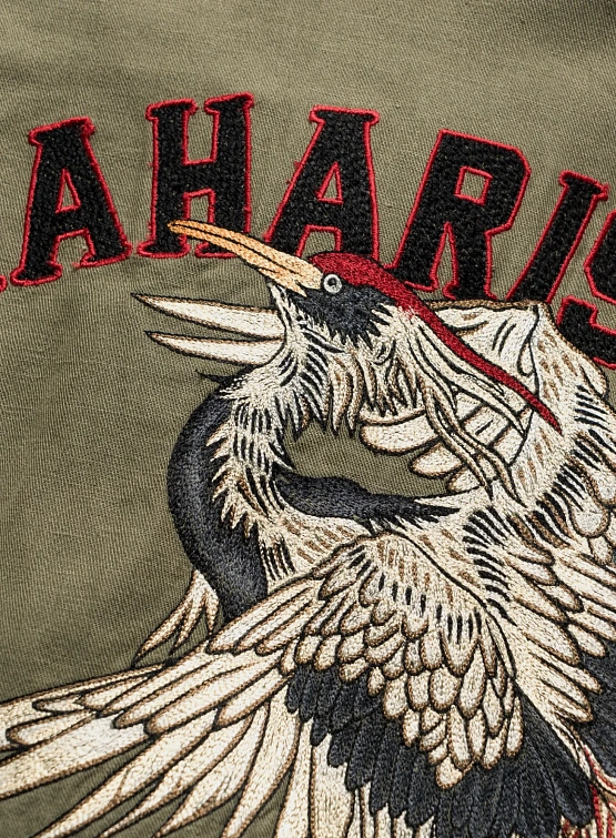 Бомбер MAHARISHI 6101 Crow & Heron M42 Flight Olive