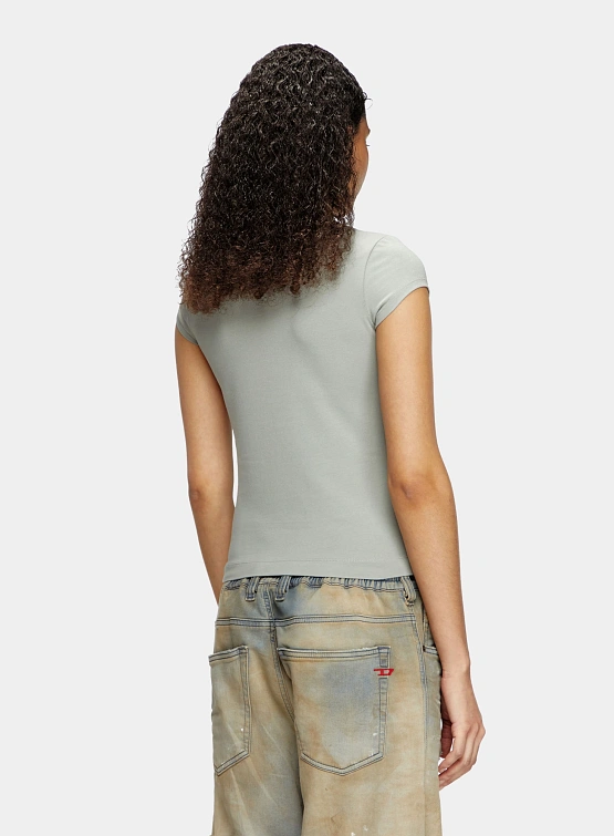 Женская футболка Diesel T-Angie Maglietta Light Grey
