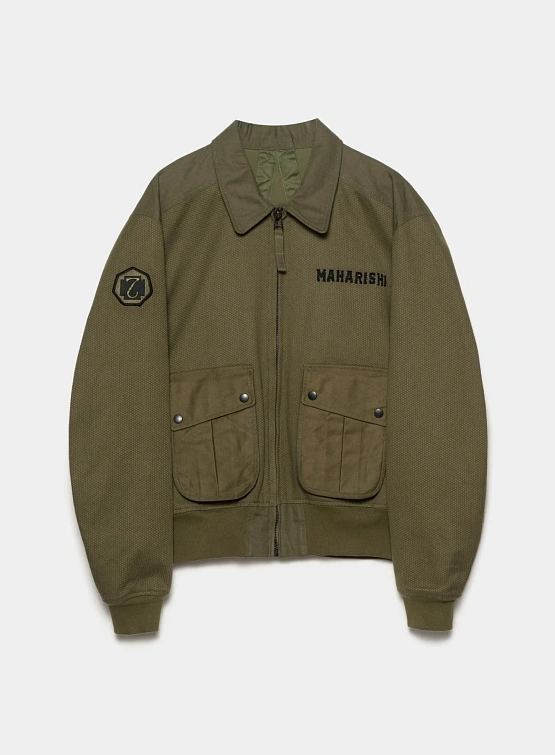 Бомбер MAHARISHI 6101 Crow & Heron M42 Flight Olive