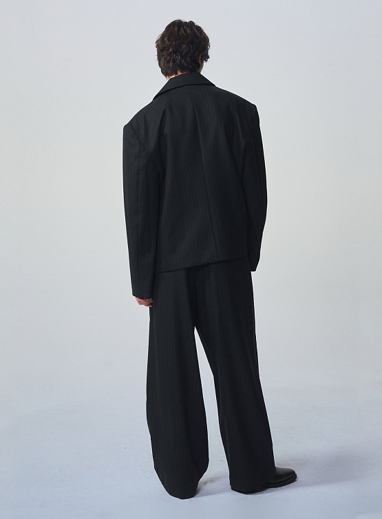 Пиджак System Pinstripe Shorts Dark Navy