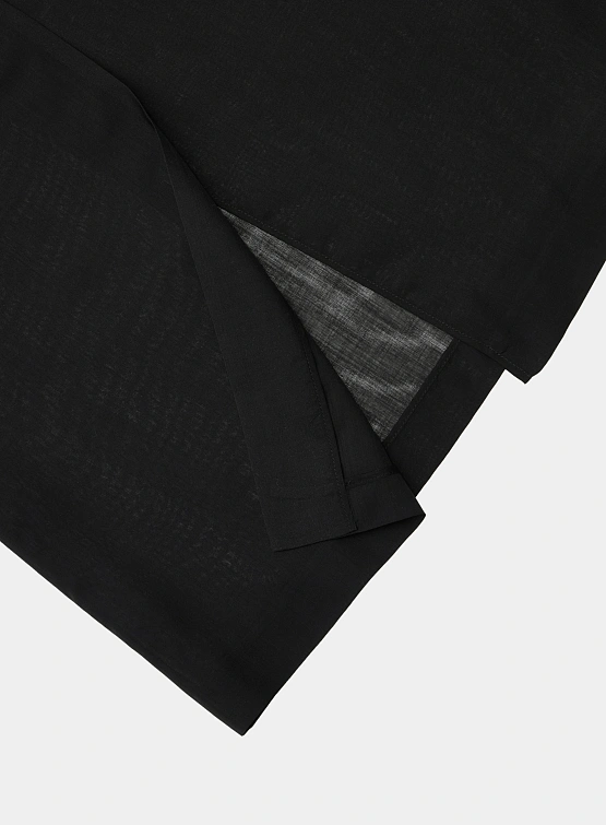 Женская юбка AMOMENTO Sheer Maxi Long Skirt Black